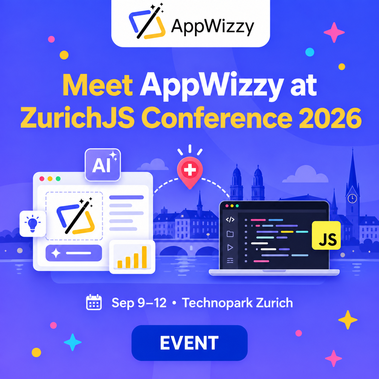 Meet AppWizzy at ZurichJS Conference 2026